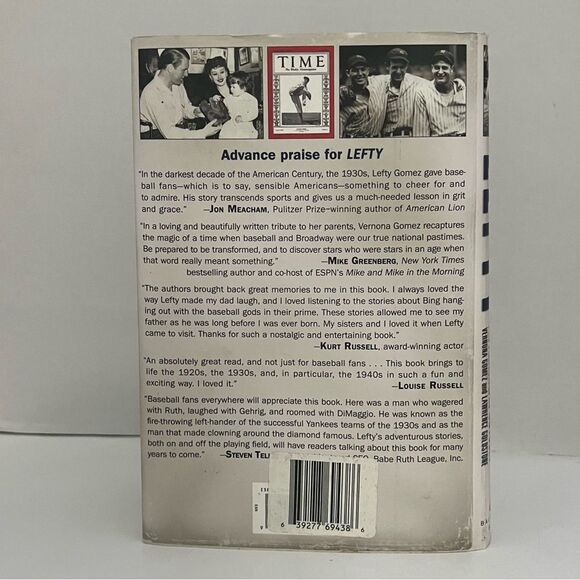 Lefty‎ An American Odyssey Hardcover Baseball Pitcher Biography Vernon Gomez NY - Picture 2 of 5